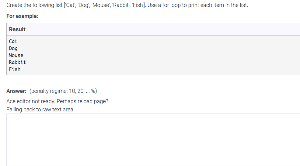 Solved Create the following list (Cat', 'Dog', 'Mouse', | Chegg.com