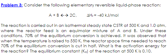 Solved Problem 3: Consider the following elementary | Chegg.com