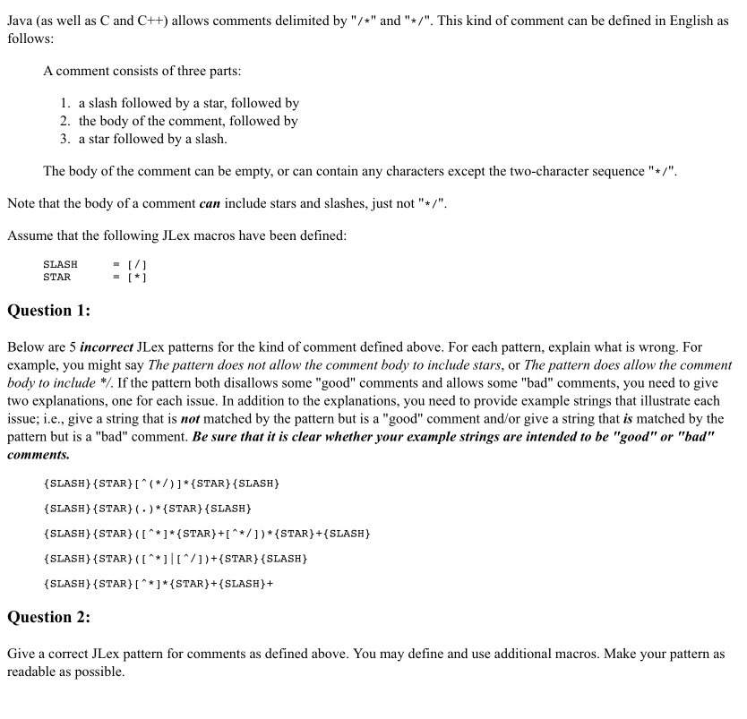 Solved some questions about regular expressions The | Chegg.com