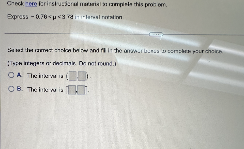 Solved Check here for instructional material to complete | Chegg.com