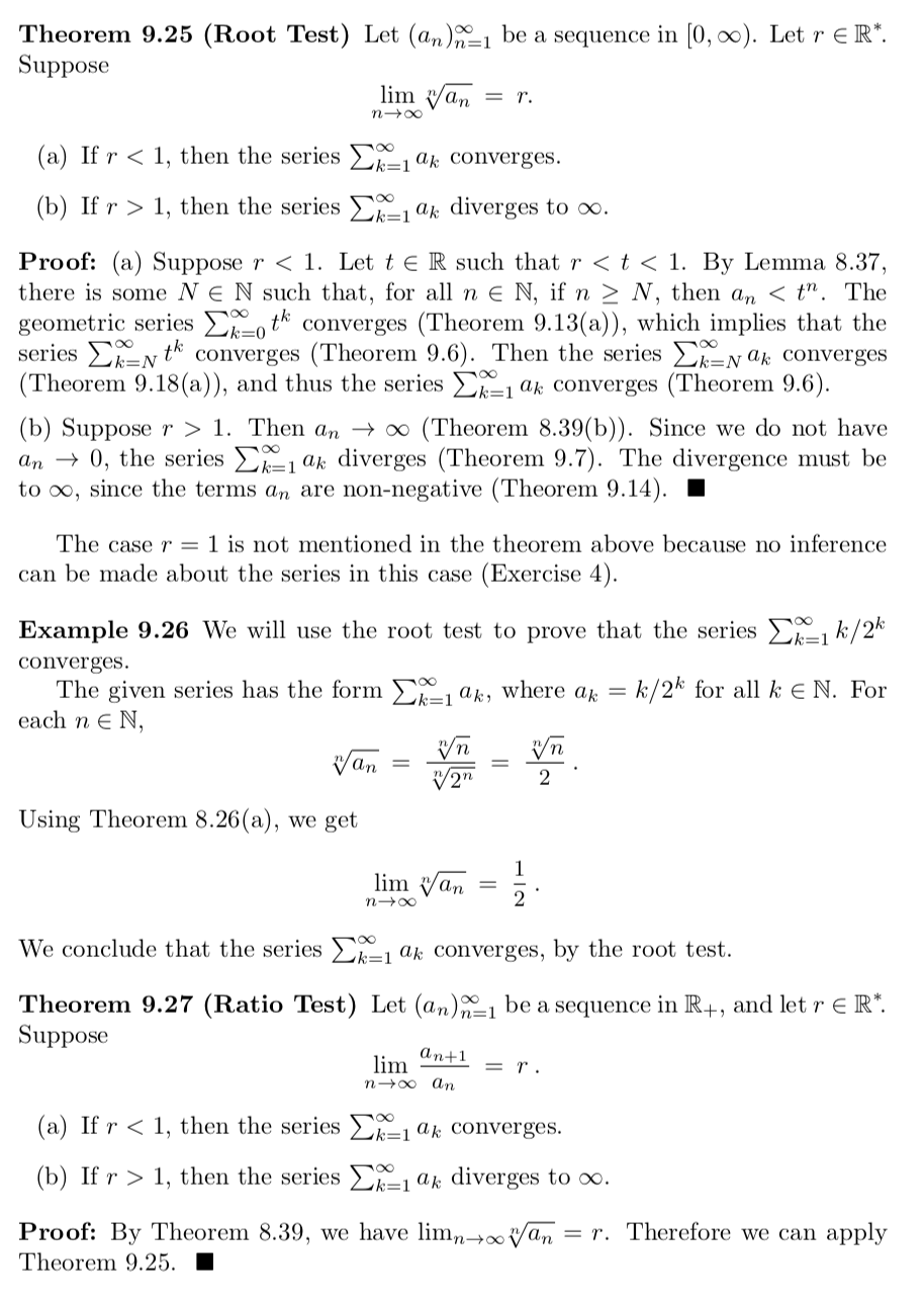 Solved Apply the convergence tests we have developed | Chegg.com