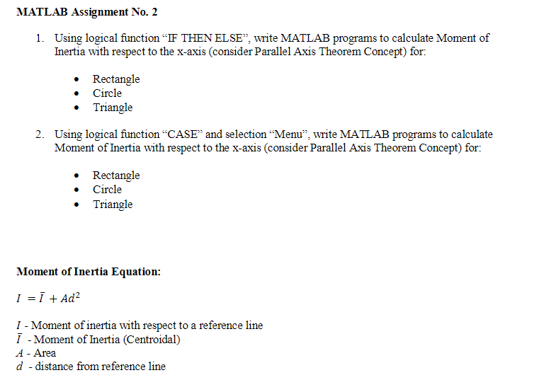 Solved MATLAB Assignment No. 2 1. Using logical function