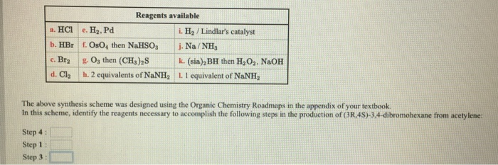 Solved Choose The Two Alkyl Bromides And The Hydrogenation | Chegg.com