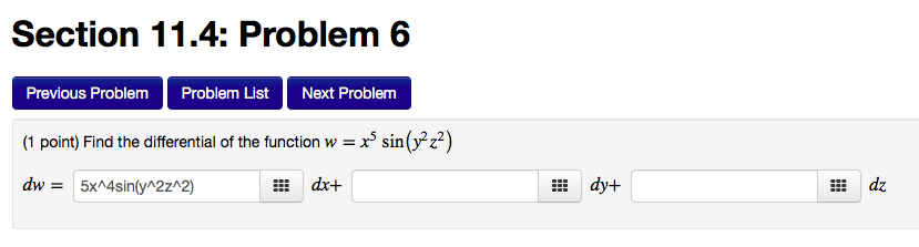 Solved Section 11.4: Problem 5 Previous Problem Problem List | Chegg.com