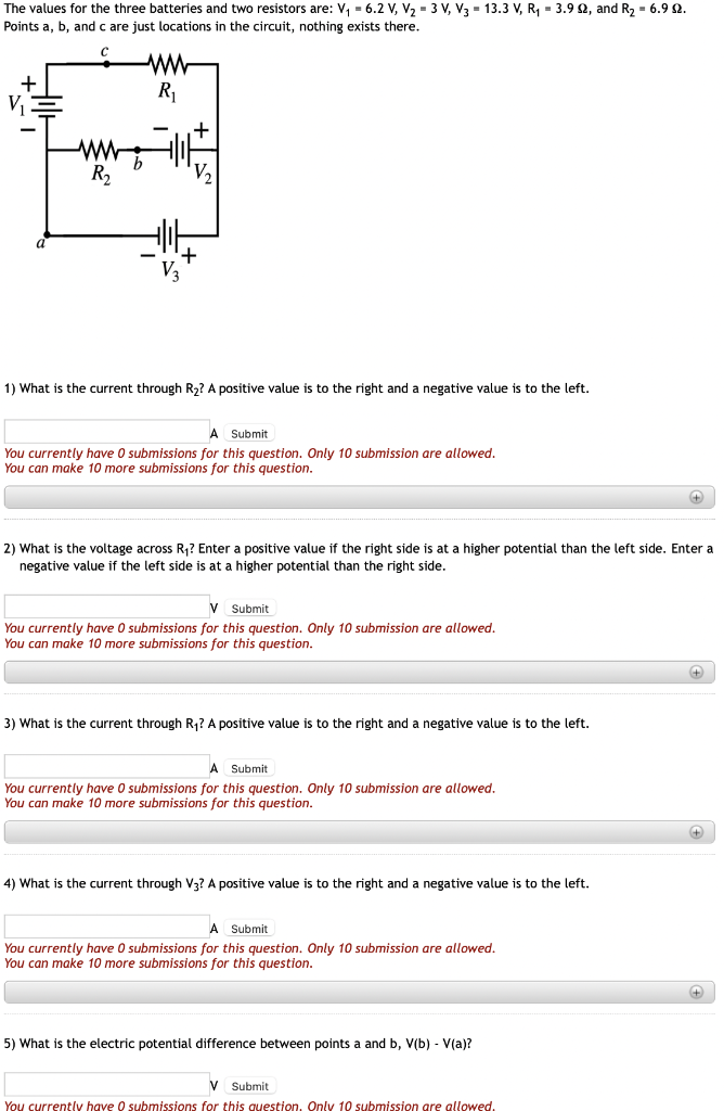 Solved 6) What Is The Electric Potential Difference Between | Chegg.com