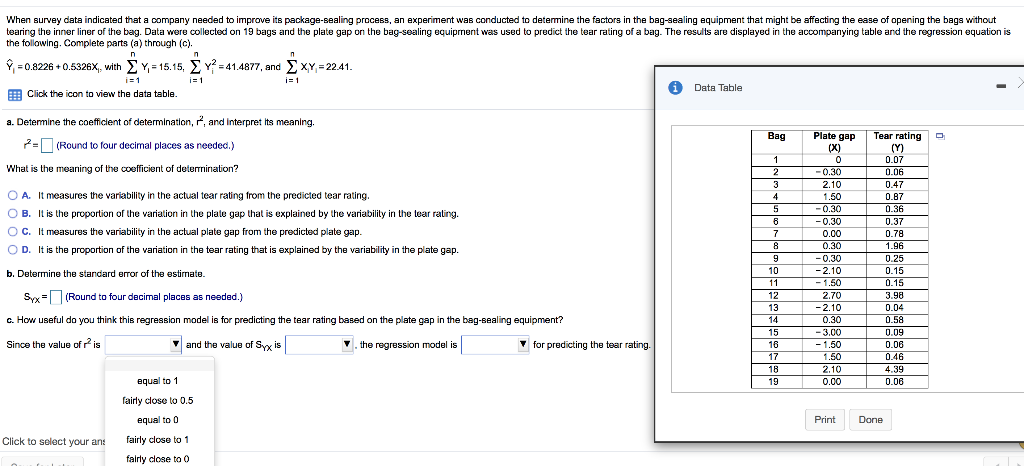 Solved When survey data indicated that a company needed to