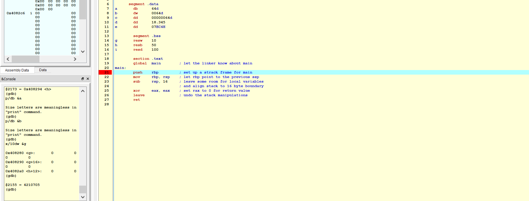 This assignment is in Yasm Assembly Language. My pre | Chegg.com