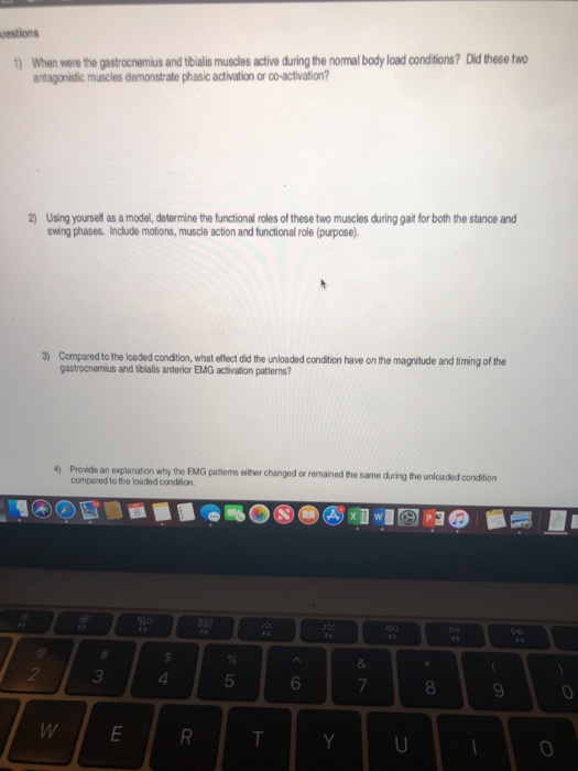 Experiment 3 During a dynamic movement task, many | Chegg.com