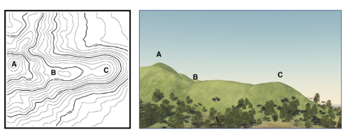 Solved The term relief refers to the difference in elevation | Chegg.com