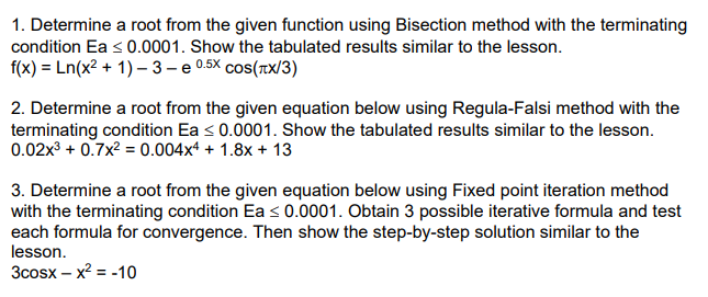 solved-1-determine-a-root-from-the-given-function-using-chegg