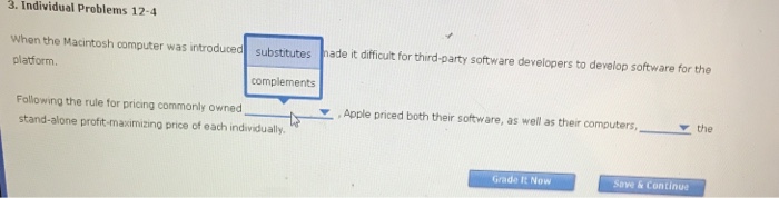 Solved . Individual Problems 12-4 When the Macintosh | Chegg.com