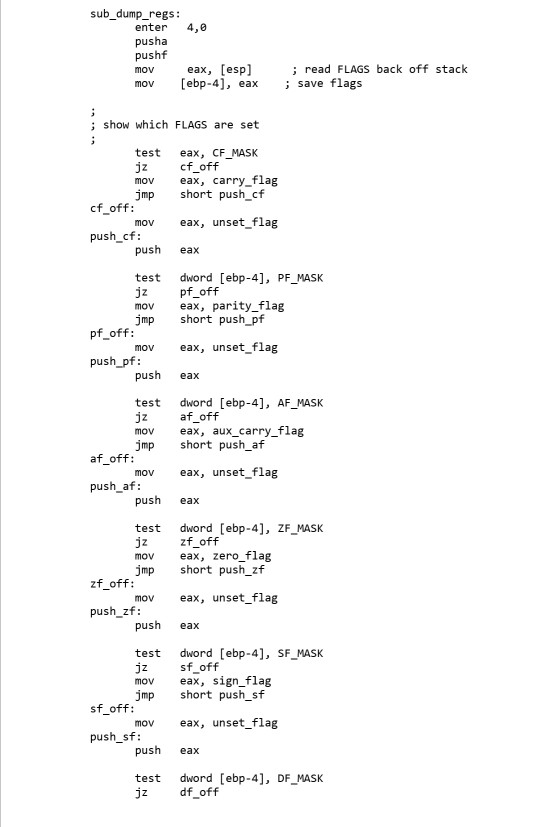 Debugging Assembly Programs by Code Inspection Task | Chegg.com