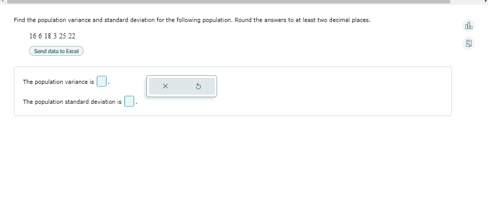 Solved Find the population variance and standard deviation | Chegg.com