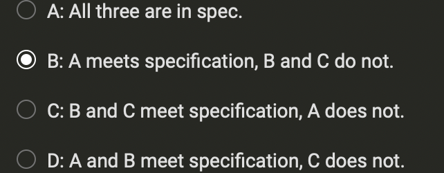 Solved B Ø 10 1 : 02 AB ITEM 3 ITEM 1 1 25 1 А 25 ITEM 2 | Chegg.com