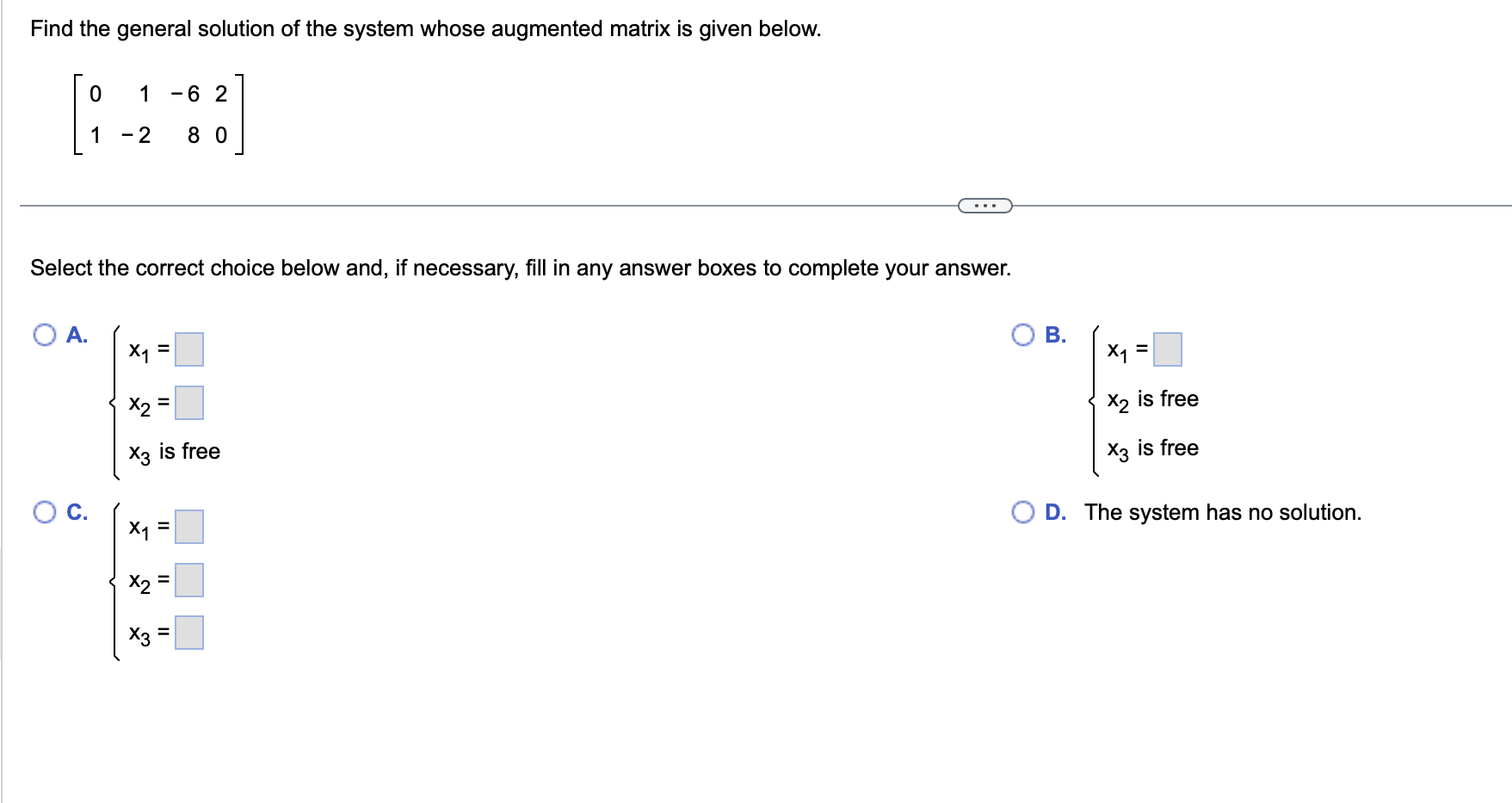 Solved Find the general solution of the system whose | Chegg.com