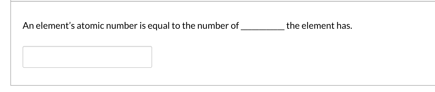 5 the atomic number of an element is equal to