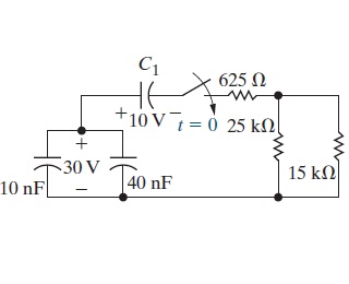 Solved At the time the switch is closed in the circuit in | Chegg.com