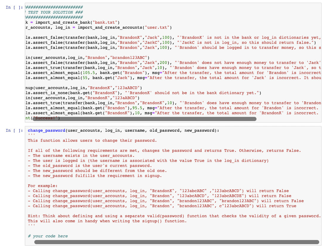 Solved I'm doing Programming Assignment: Homework 4 - Online | Chegg.com