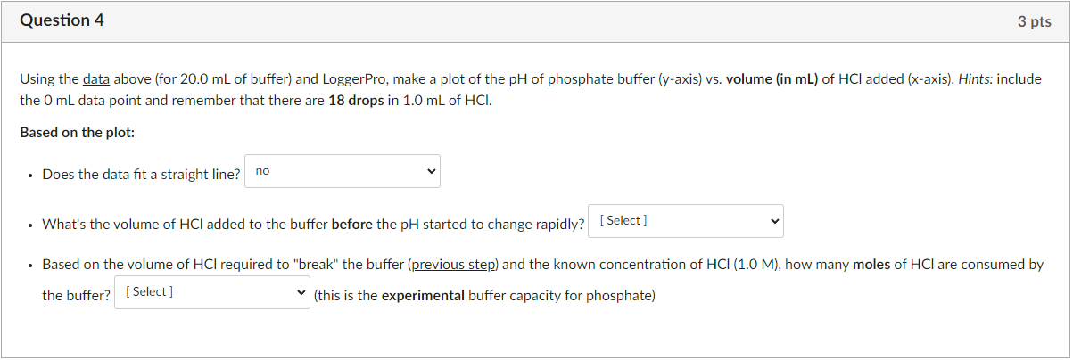 Solved In Part 1, a phosphate buffer was prepared where [HA] | Chegg.com