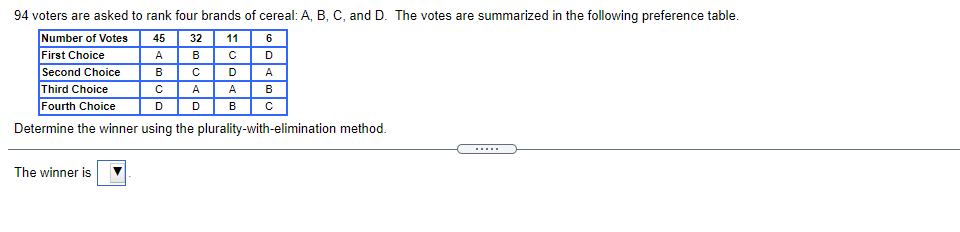 Solved . 6 94 voters are asked to rank four brands of | Chegg.com