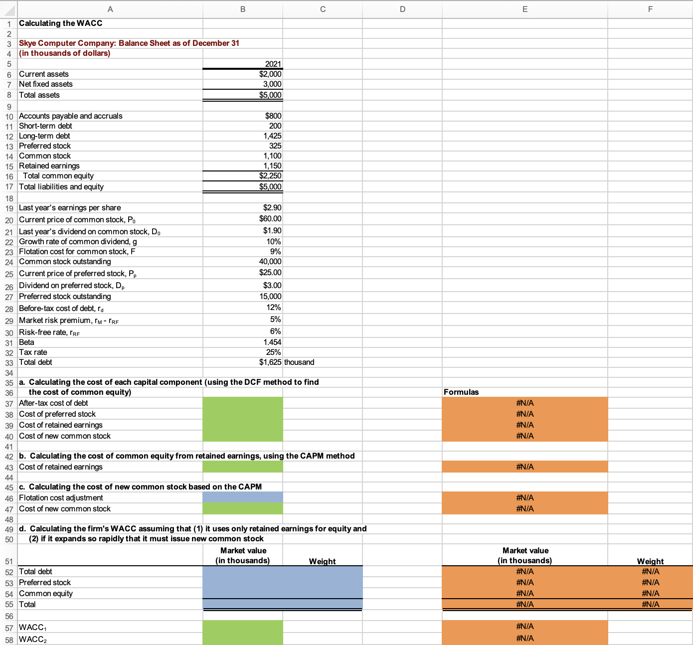 Solved The data has been collected in the spreadsheet below. | Chegg.com