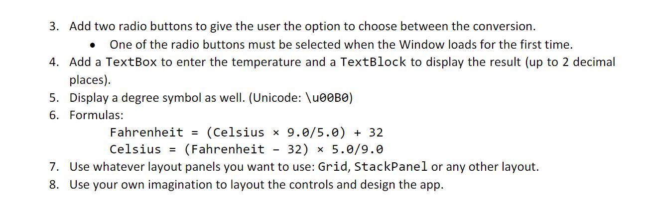 Solved This is to be done on Visual studio .Net using C# | Chegg.com