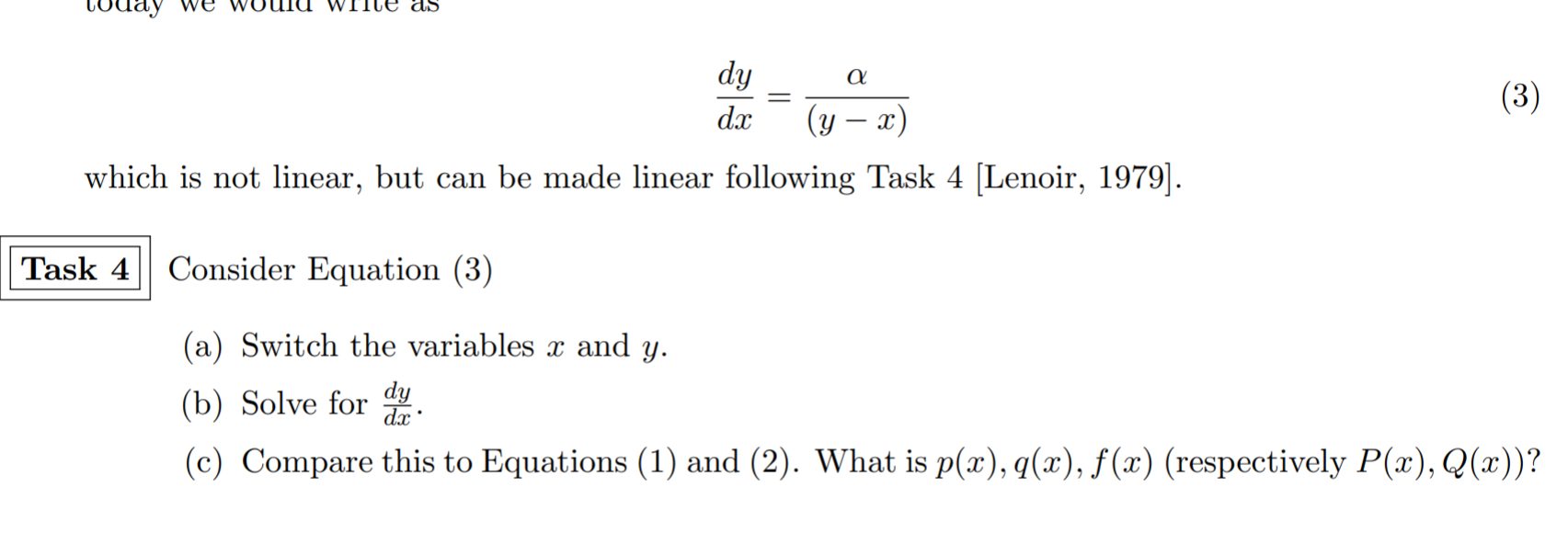 Solved Dy P X 9 X Y F X Dx 1 Dy Py Q X Dx Chegg Com