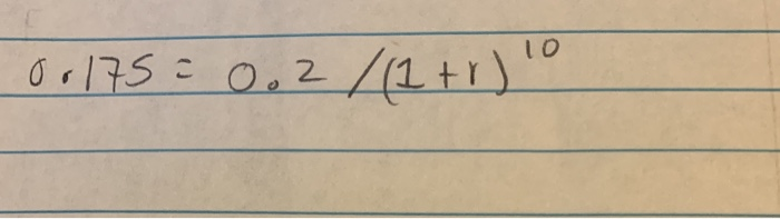 Solved i am trying to solve for r to get the geometric | Chegg.com