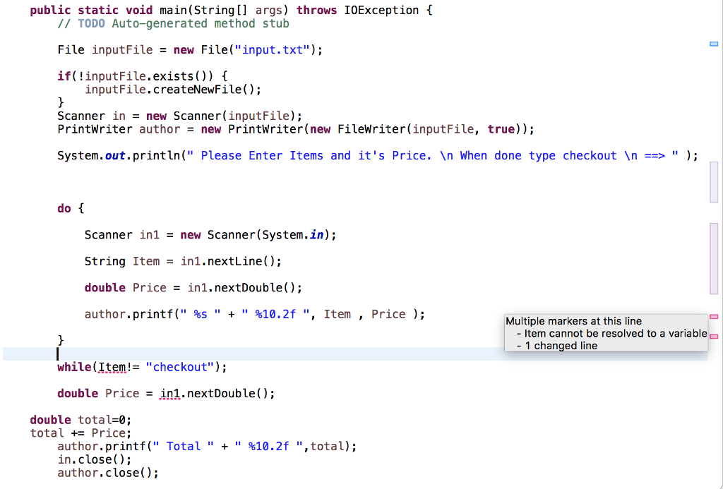 Solved Create a Program ReceiptMaker.java that continuously | Chegg.com