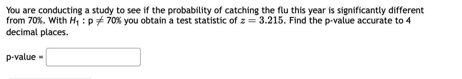 Solved You are conducting a study to see if the probability | Chegg.com