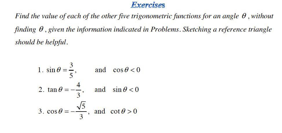 Solved Find the value of each of the other five | Chegg.com