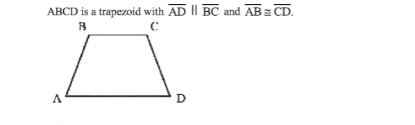 Solved ABCD Is A Trapezoid With AD∥BC And AB≅CD.32. If | Chegg.com