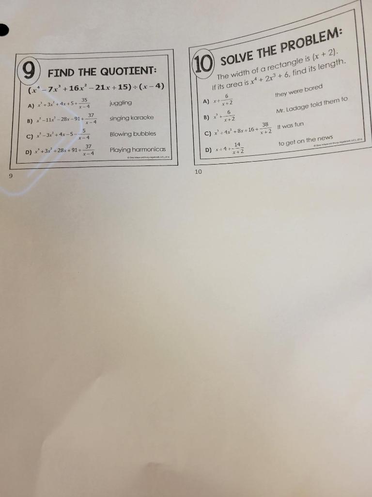 6 plus the quotient of 7 and x