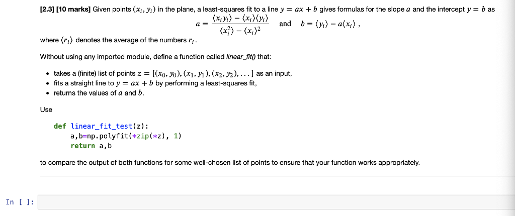 Solved [2.1] [5 marks] Define a Python function called | Chegg.com