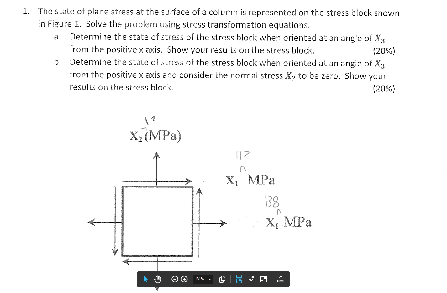 solved-1-the-state-of-plane-stress-at-the-surface-of-a-chegg