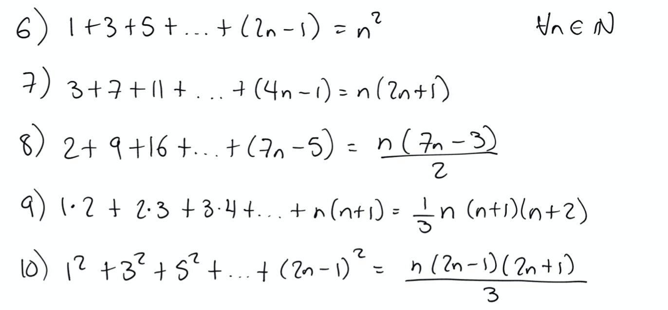 Solved 6 1 3 5 2n 1 N Then 7 3 7 11 41 1 Chegg Com