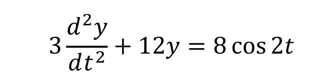 Solved In the mass-spring system described the differential | Chegg.com