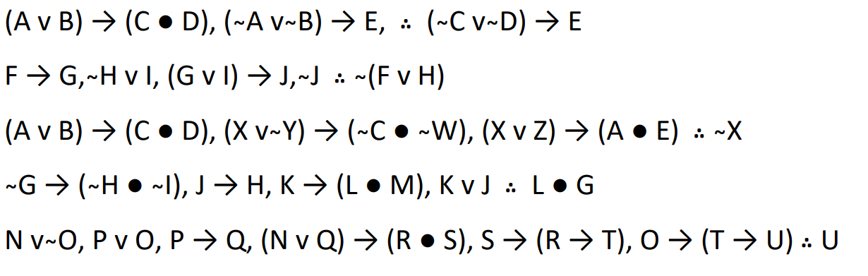 Solved Use Abbreviated Truth Tables Or Full Truth Tables Chegg Com