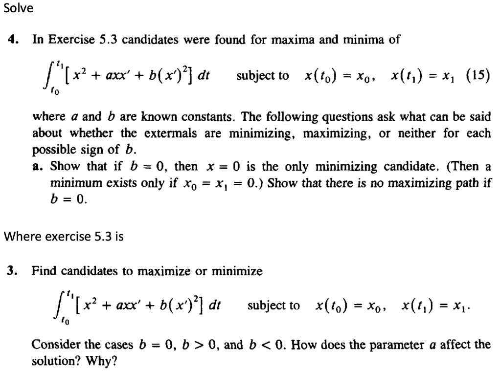 Solved Solve 4. In Exercise 5.3 Candidates Were Found For | Chegg.com