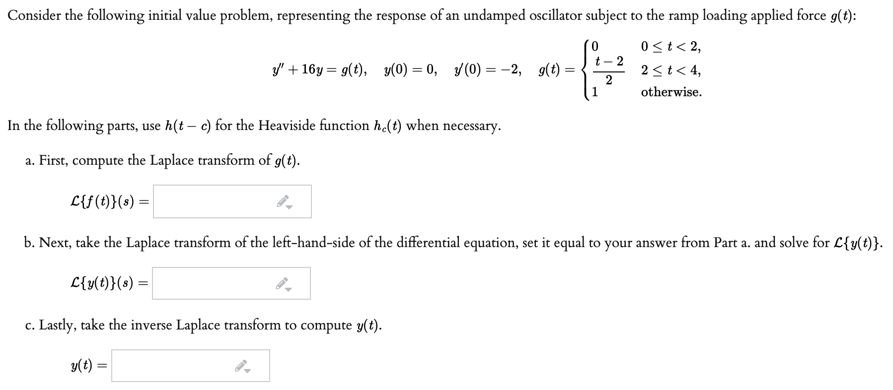 Solved V Consider The Following Initial Value Problem Re Chegg Com