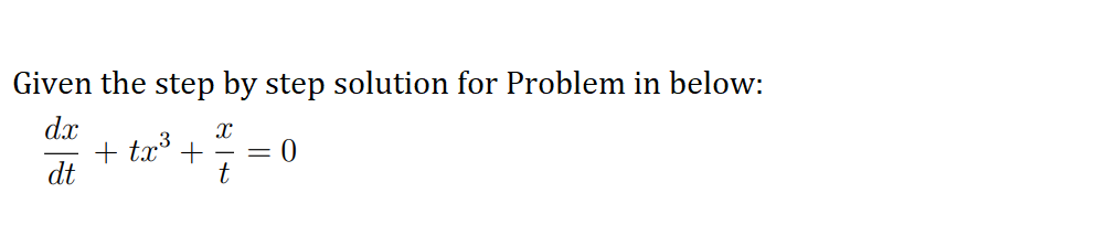 Solved Given the step by step solution for Problem in below: | Chegg.com