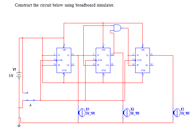 Solved Construct The Circuit Below Using Breadboard | Chegg.com