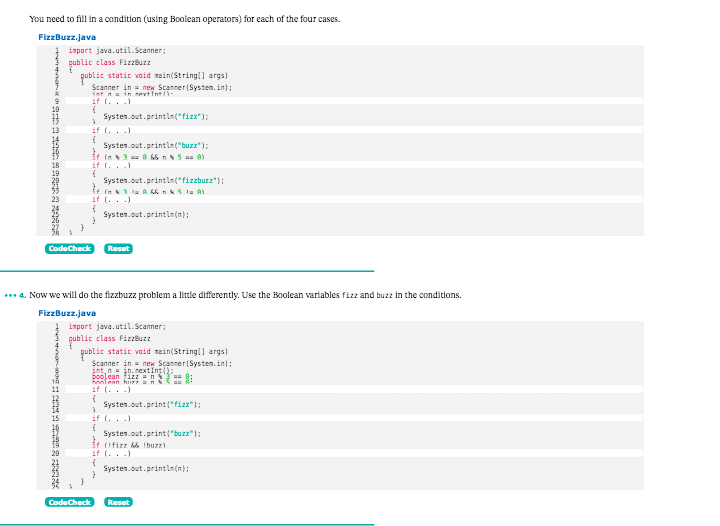 Solved You need to fill in a condition (using Boolean | Chegg.com