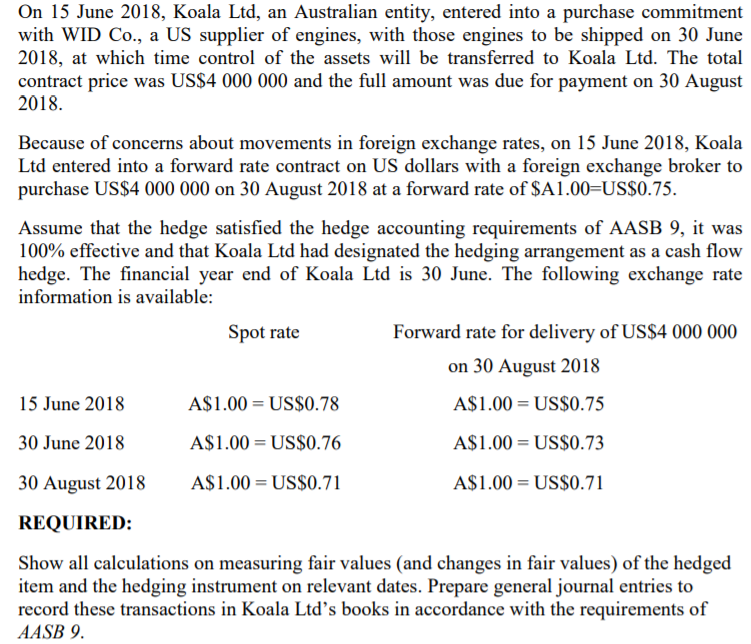 On 15 June 2018 Koala Ltd An Australian Entity Chegg Com - 