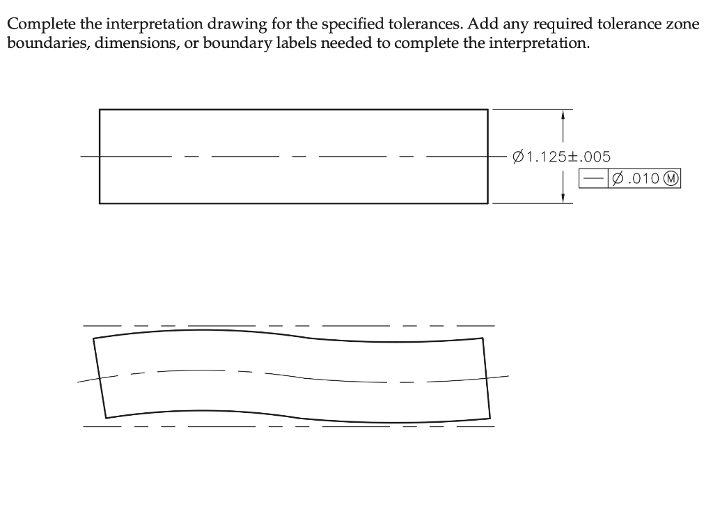 Solved Complete the interpretation drawing for the specified | Chegg.com
