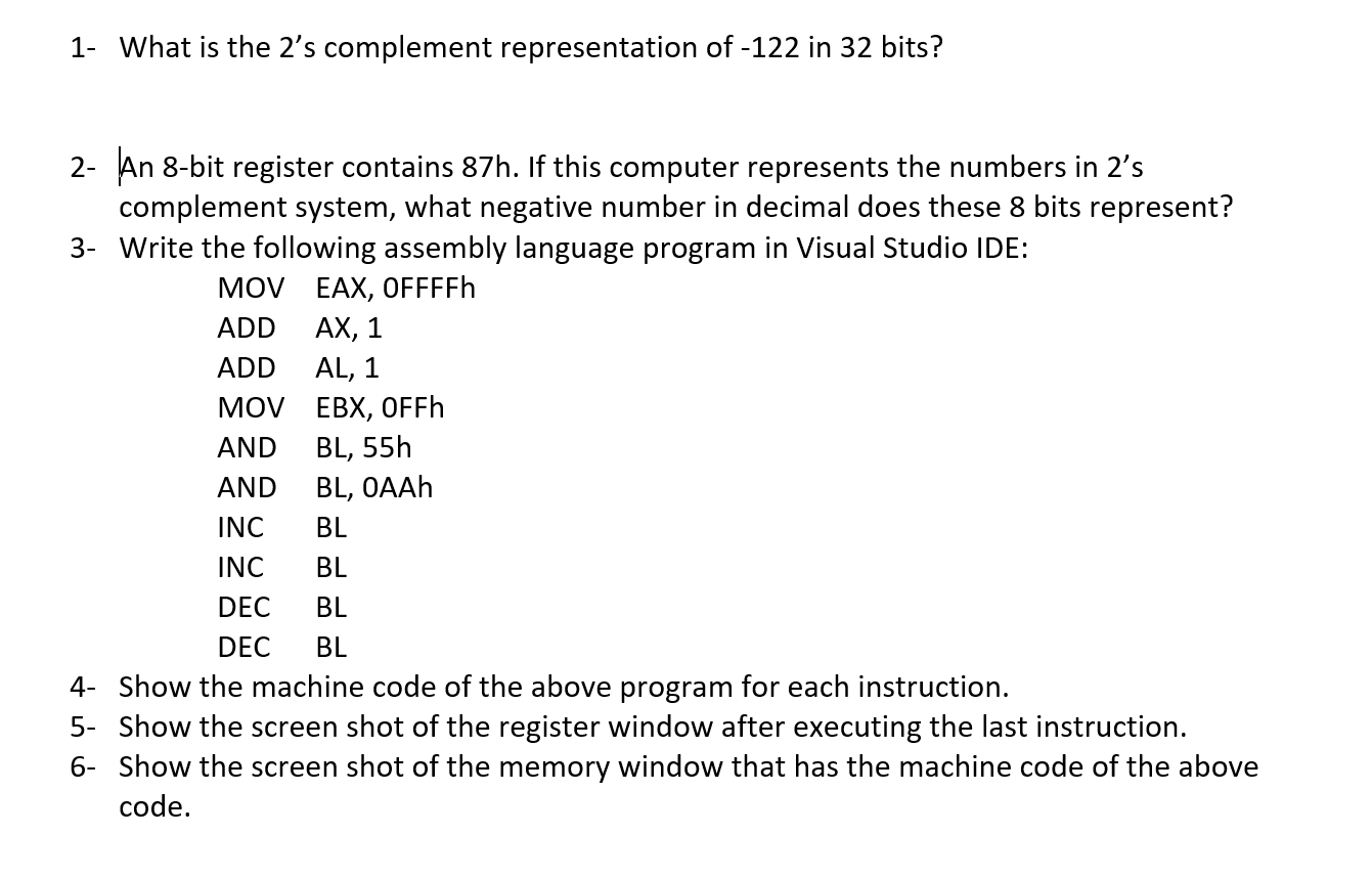 solved-1-what-is-the-2-s-complement-representation-of-122-chegg