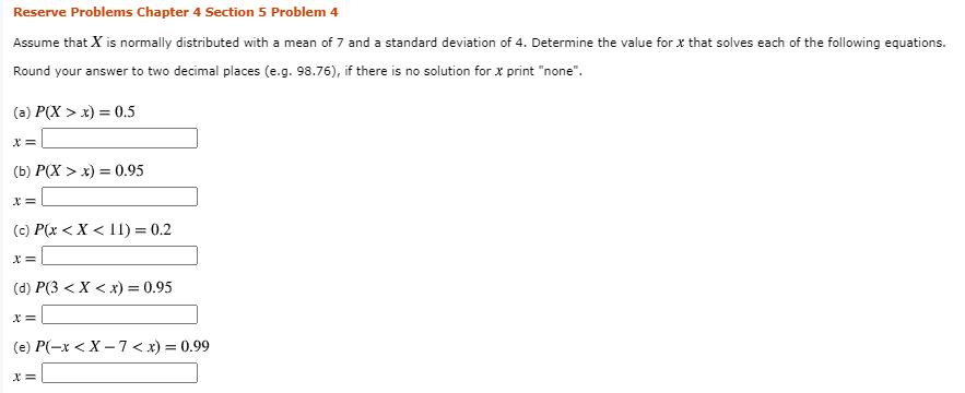 Solved Reserve Problems Chapter 4 Section 5 Problem 4 Assume | Chegg.com