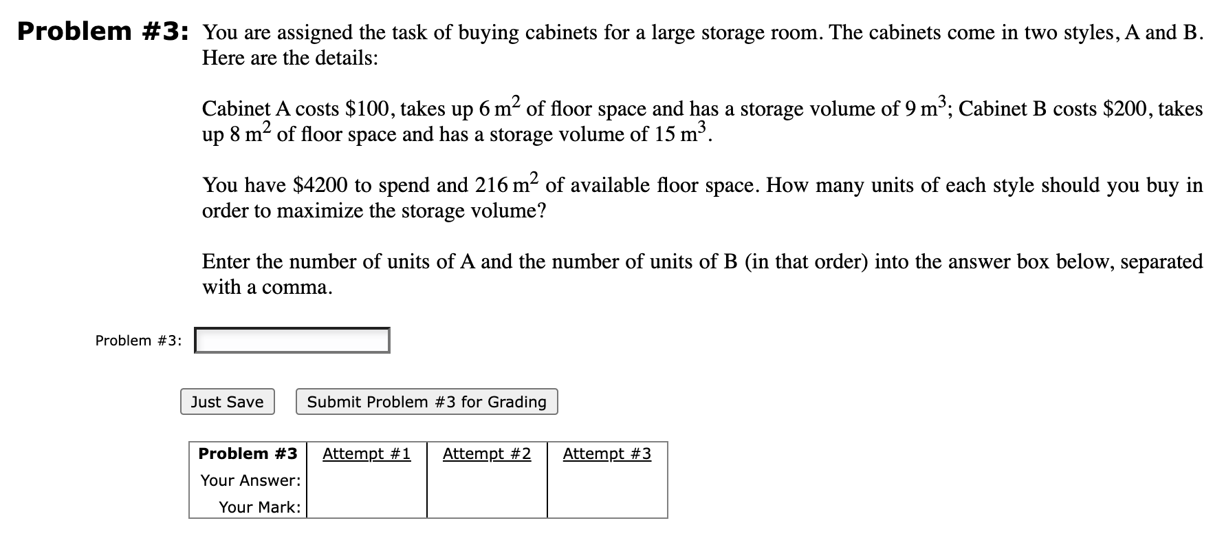 Solved oblem \# 3: You are assigned the task of buying | Chegg.com