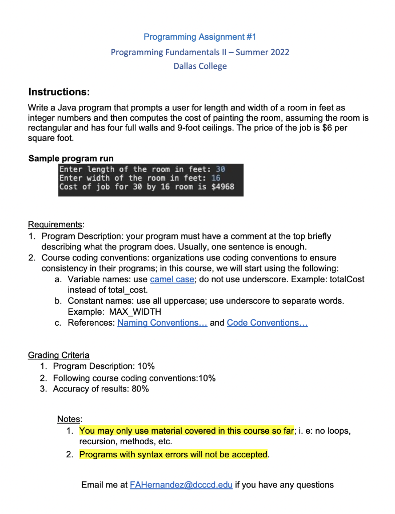 Solved Programming Assignment #1 Programming Fundamentals II | Chegg.com