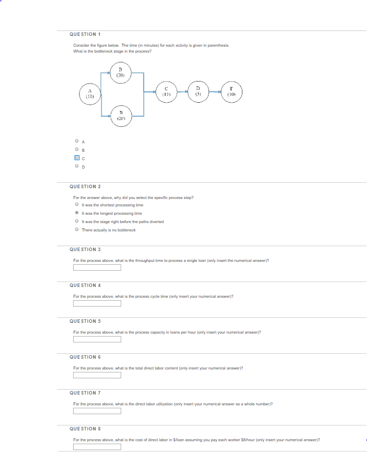 QUESTION 1 Consider the figure below. The time in | Chegg.com